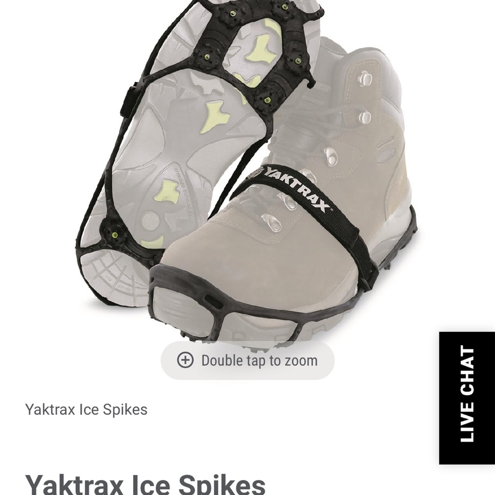 NWT Yaktrax Ice Spikes/ Small/ Teal